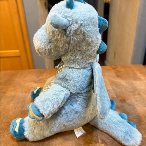 Douglas Baby Light Blue Plush Dragon Ultra Soft Stuffed Animal Cuddle Toy - Picture 4 of 14